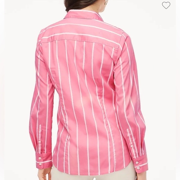 J crew Button-up cotton poplin shirt in signature fit - Picture 3 of 5